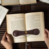 Book Weight Page Holder Heavy Genuine Leather Book Open Holder