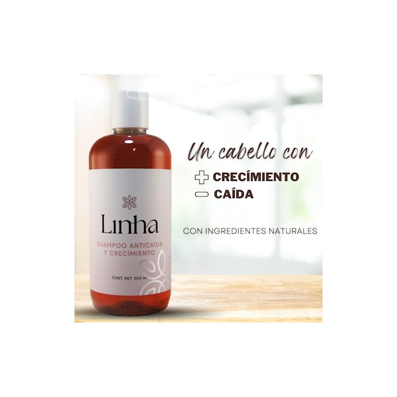 Shampoo Anticaída Linha Crecimiento Acelerado de Cabello De Romero Y