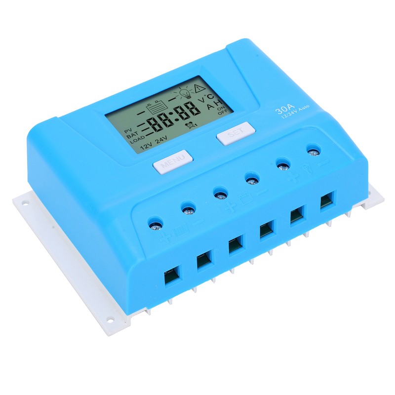 Solar Panel Regulator Charge Controller Industrial Supplies PWM 12/24V 30A