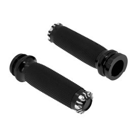 HDBUBALUS 1" Electronic Throttle Handlebar Grips 25mm Hand Grips Fit for Harley Touring Street Glide Road King Road Glide Electra Glide 2008-2021