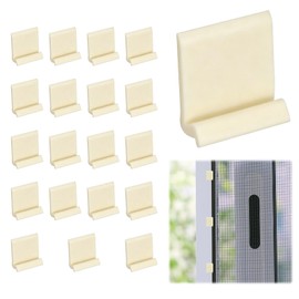 2.6cm Screen Repair Clips for Rescreening Pool and Patio Flat Spline Only, Replacement Window Screen Installer Clips,20 Pcs
