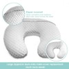 Owlowla Minky Nursing Pillow Cover, Breastfeeding Pillow Slipcover Fits Nursing