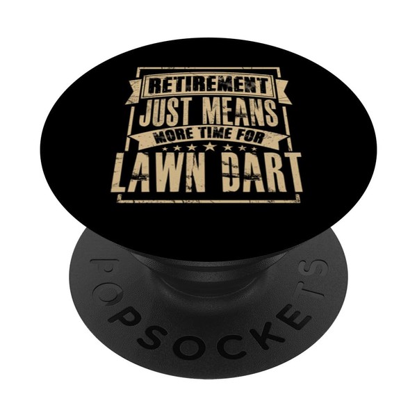 Lawn Dart Player Darts Jarts Retired Retirement PopSockets Standard PopGrip
