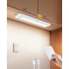 SURAIELEC Rechargeable Under Cabinet Light with Wall Switch, 3500mAh Under