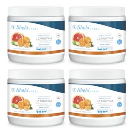 4 Pack L-carnitina / Quemador De Grasa/ Sheló Nabel + Regalo