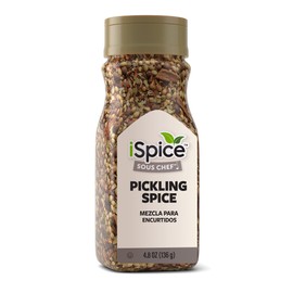 iSpice TANGY PICKLING SPICE | Pickling Seasoning | Kitchen Essential Spice & Seasoning | 4.8oz (136g)