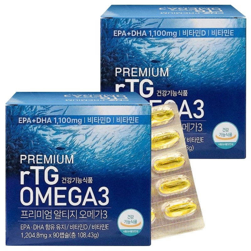 Premium 프리미엄 알티지 오메가3 1204mg Premium RTG Omega-3 1204mg