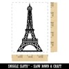 Eiffel Tower Paris France Rectangle Rubber Stamp for Stamping Crafting