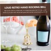 MAGICLULU Retro Hand Bell for Restaurant Service Pet Training and