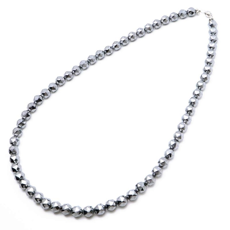 GOLD STONE Terahertz Mineral Necklace, 0.3 inches (8 mm), Star