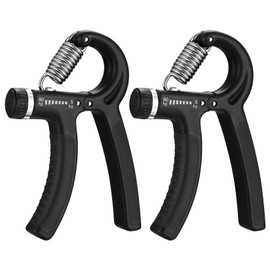 Hand Trainer Forearm Trainer 5-60 kg Adjustable Grip Strength Trainer Finger Training Device Hand Trainer Gripper for Fitness Climbing Strength Training Stress Relief Pack of 2