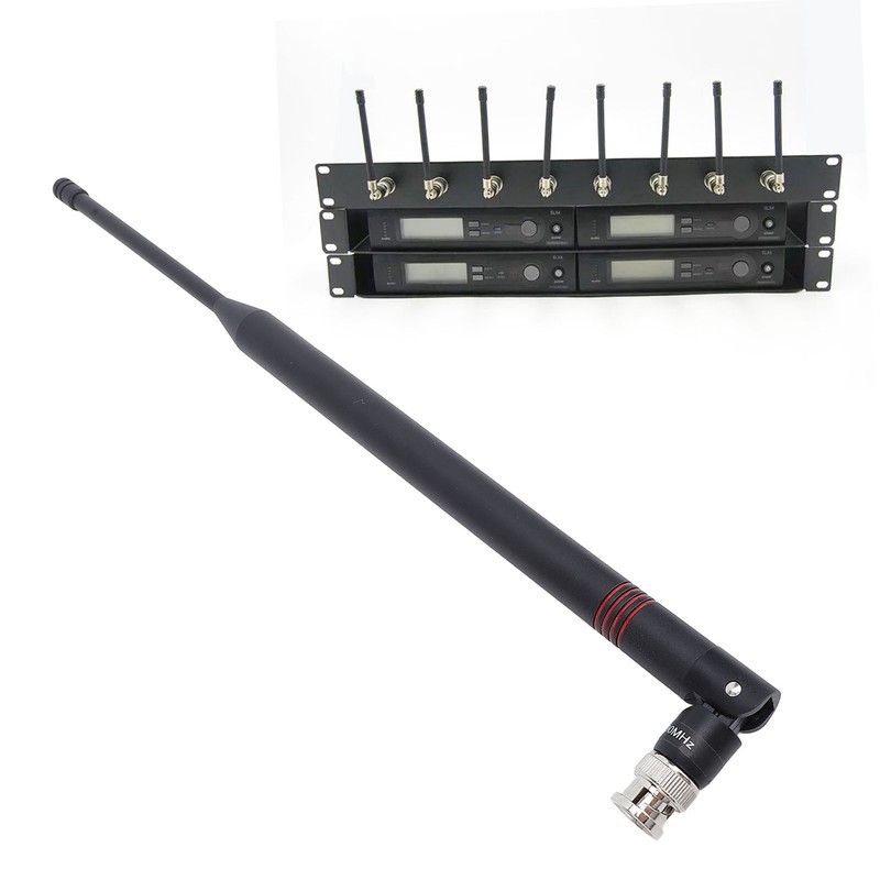 Wireless Microphone Receiver Antenna 640‑690MHz BNC Interface Antenna Replacement for