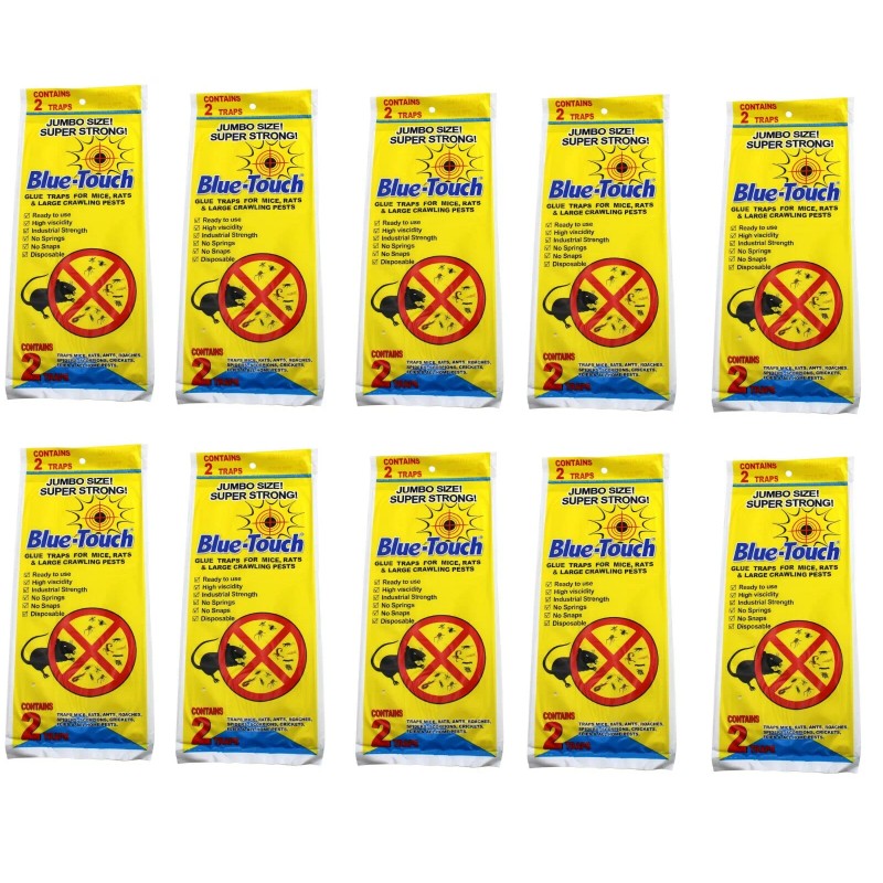 Blue Touch Wholesale Lot of 10 Packs Rat and Mouse
