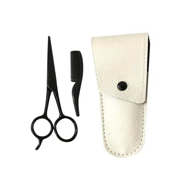 ERINGOGO 3Pcs Beard Scissors Set Precision Stainless Steel Trimming Tools