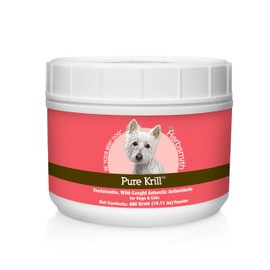 Herbsmith Pure Krill - Wild-Caught Antarctic Krill - Just 1 Ingredient - Astaxanthin for Dogs - Ready-to-Use Omega 3s – Alternative to Krill Oil for Dogs - 400g