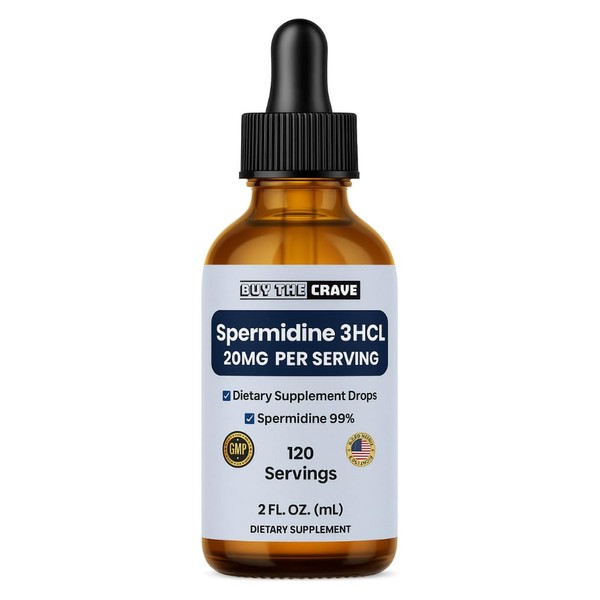 BUY THE CRAVE Spermidine Liquid Drops – 20mg per Serving