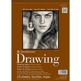 Strathmore (400-1 400 Series Drawing Pad, Medium Surface, 4"x6", 24 Sheets