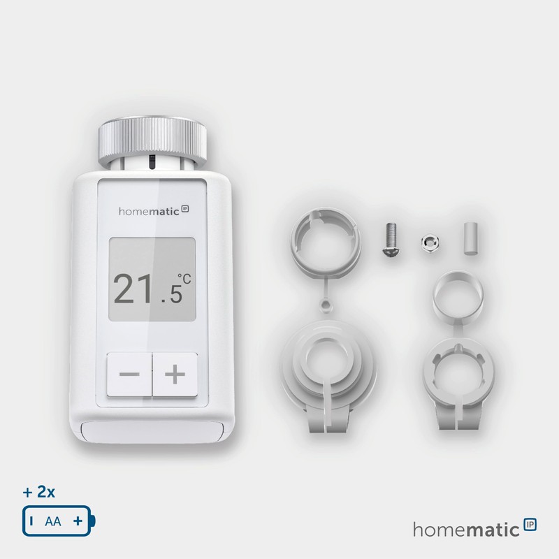 Homematic IP Radiator Thermostat - Flex, Smart Home, Digital Thermostat
