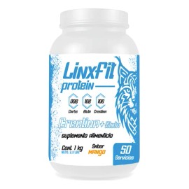 Creatina  Glutamina Linx Fit 1kg 50 Servicios Varios Sabor                                                                                            