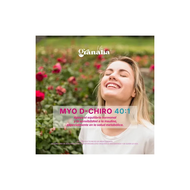 Myo D-chiro Inositol 40:1 Vitamina D3 225 G Granalia Life