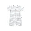 Bonds Baby Zippy - Zip Romper Wondersuit, Grey & White