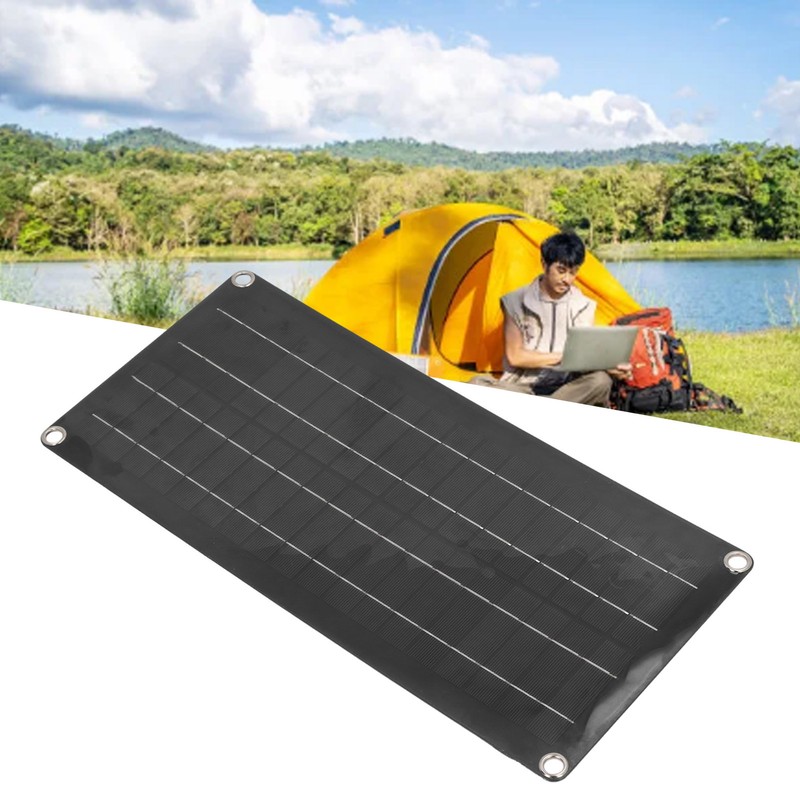 30W Solar Panel Kit Waterproof Polysilicon Multiple Interface Solar Panel