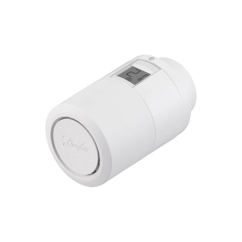 Danfoss Eco Radiator Thermostat 014G1115, Programmable Thermostat with Bluetooth Connectivity,