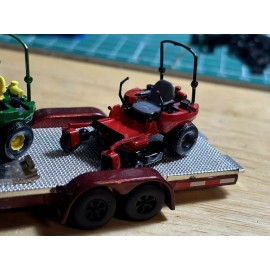 Unbranded/Homemade 1/64 “RED” 3D Printed Zero Turn Lawn Mower For Farm Diecast Diorama Greenlight
