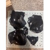 FLINT KNAPPING OBSIDIAN MATERIAL PREFORMS/BIG SPALLS 3 Lb
