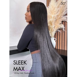 LUVME HAIR All-Day Comfort 100% Human Hair 5x5 Lace Front Wigs Glueless Straight Wig Human Hair Pre Plucked Pre Cut Long Black Wig Lace Closure Wigs Frontal Wigs