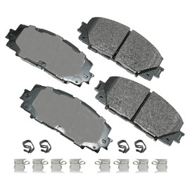 Akebono ACT1184A Pastillas Freno Disco Delantero Cerámica Ultra Premium Estándar Gris