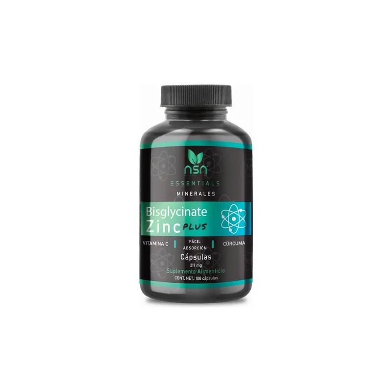 Glicinato De Zinc Mejor Efecto Cúrcuma Y Vit C 100