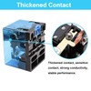 TWTADE/JQX-62F-2Z Coil Voltage DC 24V 80A DPDT Electronmagnetic Relay,High Power