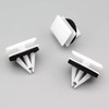 VVO Fasteners- White Plastic Side Skirt, Sill Moulding Cover Trim