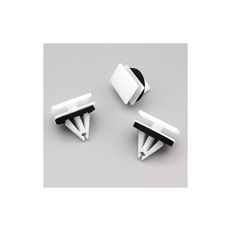 VVO Fasteners- White Plastic Side Skirt, Sill Moulding Cover Trim