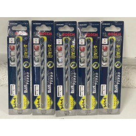 Bosch QTY 5 Bosch 5/16 In. x 6 In. BlueGranite Turbo Carbide Hammer Drill Bit HCBG09T