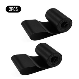 Addmotor Rim Strip Rim Tape Fat tire Liner PVC Inner Tube Protector Anti Puncture for 20 inch Bikes 2PCS (Black)