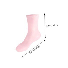 SAFIGLE 1Pair Moisturizing Foot Cover Socks for Cracked Skin Long Hydration Treatment Breathable Design for Home Care present for Special Occasions