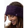 Heat Holders - Ladies Thick Cable Knitted Fleece Lined Thermal