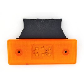 24/7Auto 10x ORANGE 24V side outline marker lights with 6 LEDs trailer chassis truck lorry caravan