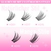 CALAILIS Individual Eyelashes, 96 Pieces, DIY Individual Eyelashes for Self-Application