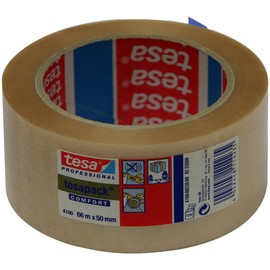 Tesa 04100-00235-00 tesapack Universal Packband transparent 66 m : 50 mm