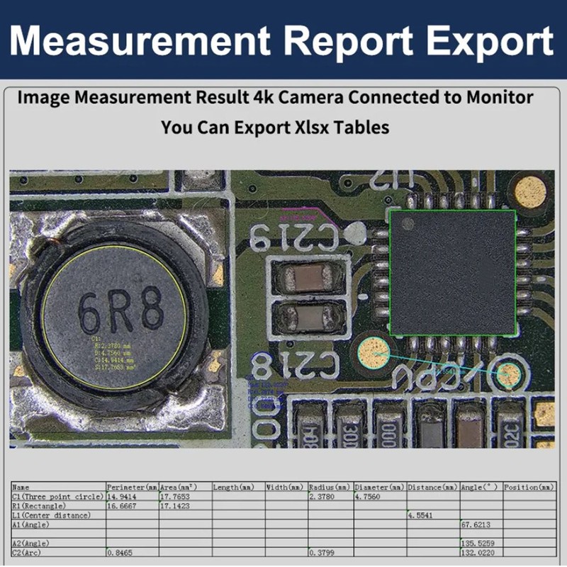 Industrial Microscope Camera 4K HD 8.3MP Digital High Definition Multimedia
