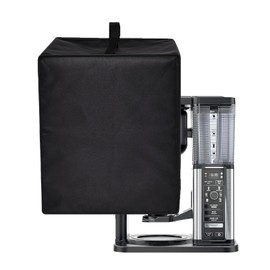 CouldyCasi Coffee Maker Cover Heavy Duty Heat Resistant Waterproof Protective Coffee Machine Cover Compatible with Ninja Specialty Coffee Maker CM401/ Ninja Hot & Iced XL Coffee Maker CM371 (Black)
