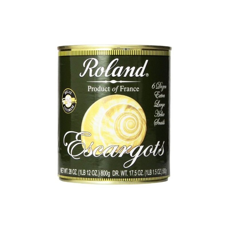 Roland Foods Escargots, Extra Large Helix Snails, Specialty Imported Food,