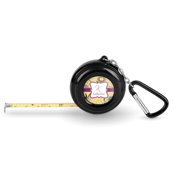 Personalized Ovals & Swirls Pocket Tape Measure - 6 Ft