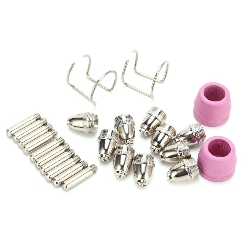 Plasma Cutting Torch Consumables Kit Electrode Contact Tip Ceramics Nozzle