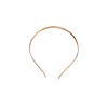 Flat Band Metal Headbands 7 mm Wide - 10 Pieces