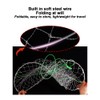 2-Pack Foldable Fishing Drop Nets - Soft Steel Hoop &