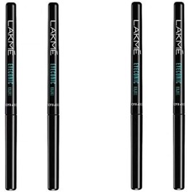 LAKMÉ Eyeconic Kajal Twin Pack (02 Packs of Twin Kajal) (Deep Black, 1.4 g)